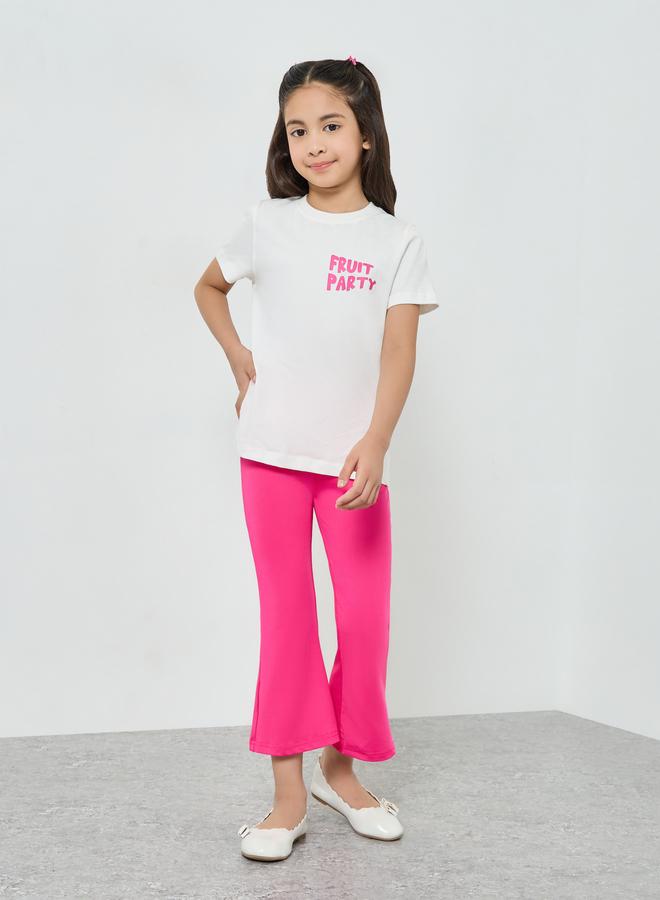 Styli Pack Of 3 - Girls Flared Leggings - Image 3