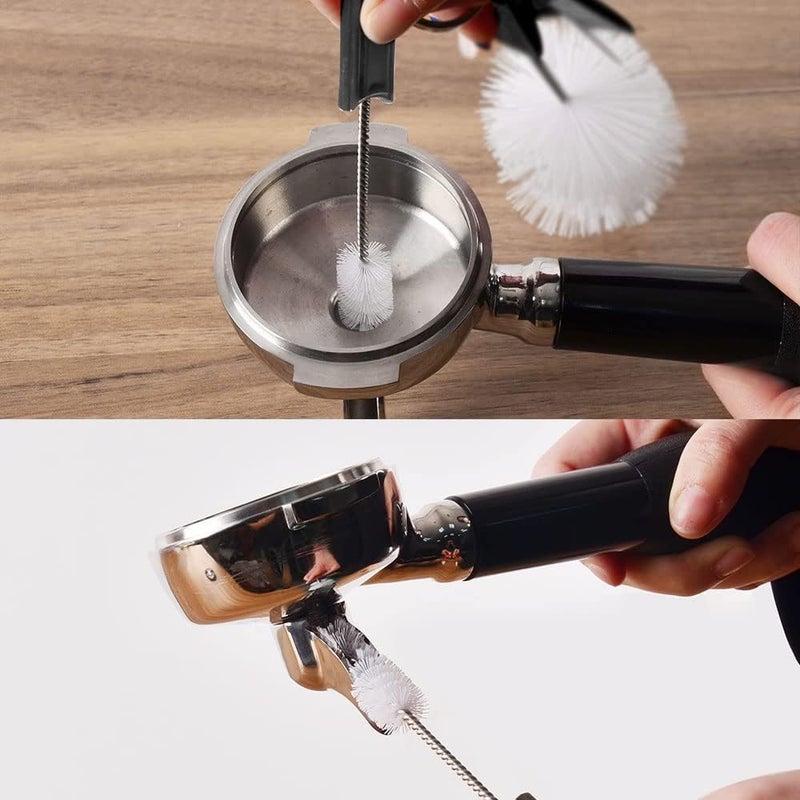 CAFEMASY Espresso Brush Machine Cleaning Brush - 5pcs Coffee Machine Cleaning Brush Pack Barista Tools for Cleaning Espresso Machine Group Head Steam Wand Milk Frother Drip Tray Coffee Mug - Image 5