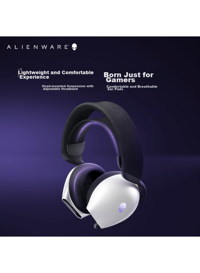 Alienware Aw725h Bluetooth Wireless Gaming Headset Compatible With Tri-band Action Headphones, Tri-mode Connection, Smart Noise Cancellation, Long Battery Life, Black - Image 4