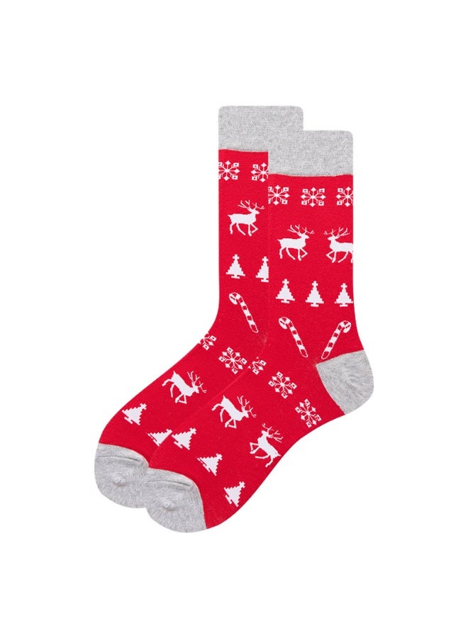 إسكدنيا جوارب عيد الميلاد مضحكة جوارب عيد الميلاد الدافئة الحرارية الابتكار هدية جوارب لعيد الميلاد هدية - Image 1