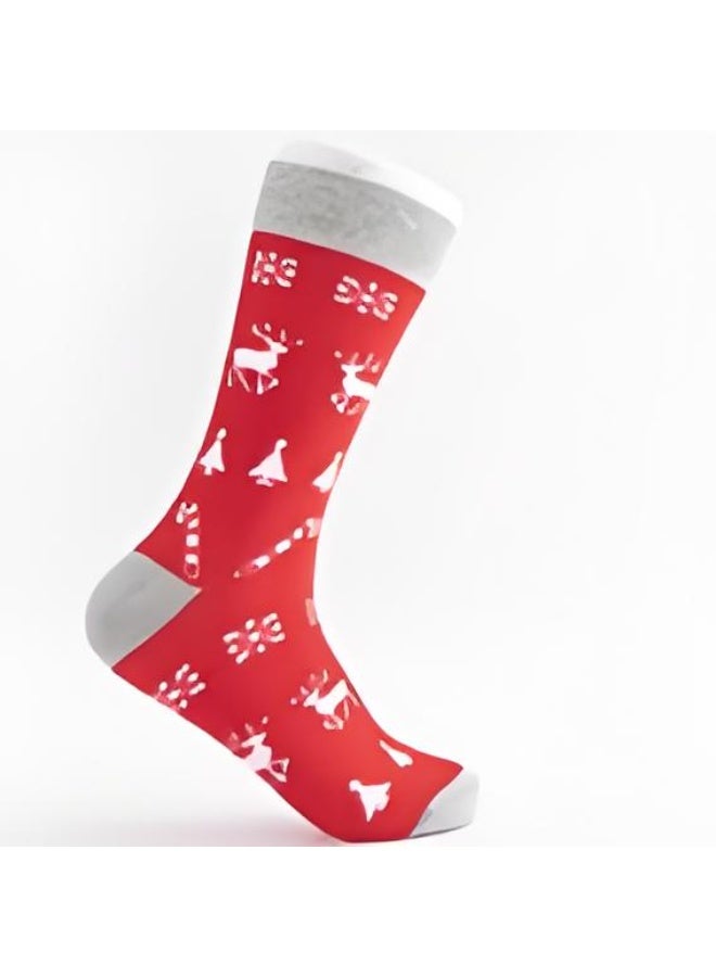 إسكدنيا جوارب عيد الميلاد مضحكة جوارب عيد الميلاد الدافئة الحرارية الابتكار هدية جوارب لعيد الميلاد هدية - Image 2