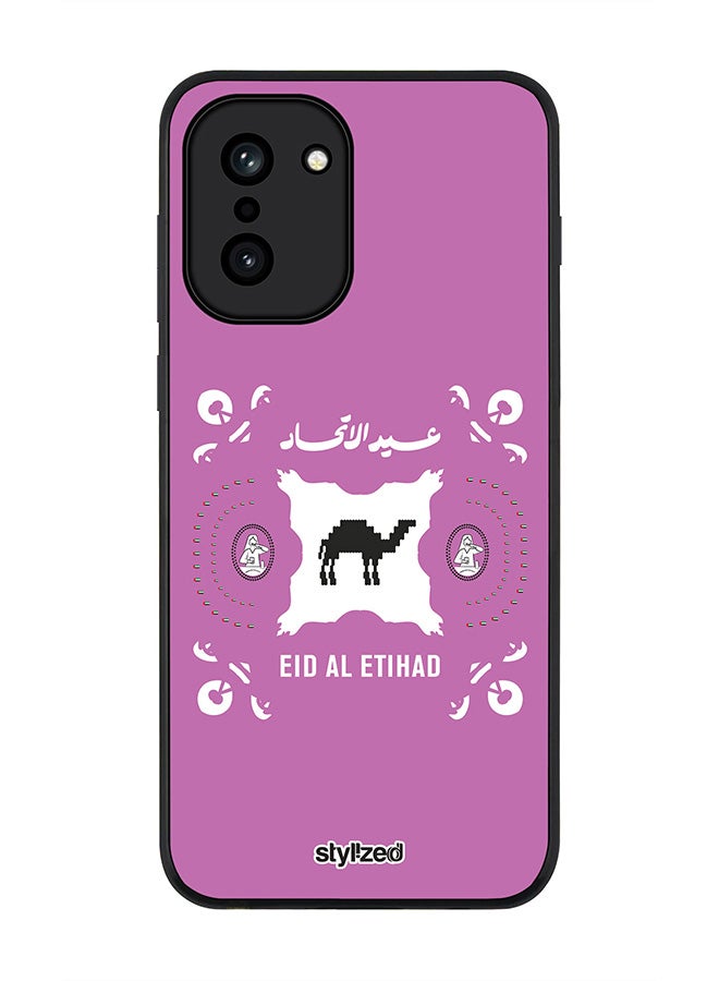 For OnePlus 15R Case,Slim fit Camera Protection, Shockproof Thin Phone cover - Eid Al Etihad 53 National Day Purple