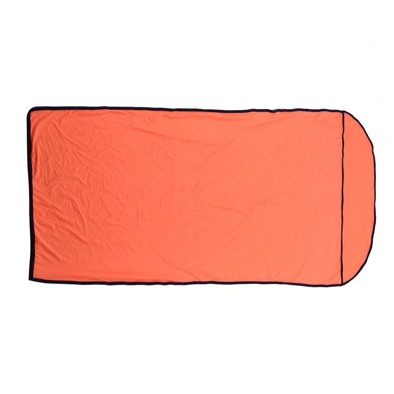 Orange Ultralight Elastic Sleeping Bag Liner for Outdoor Camping - Image 4