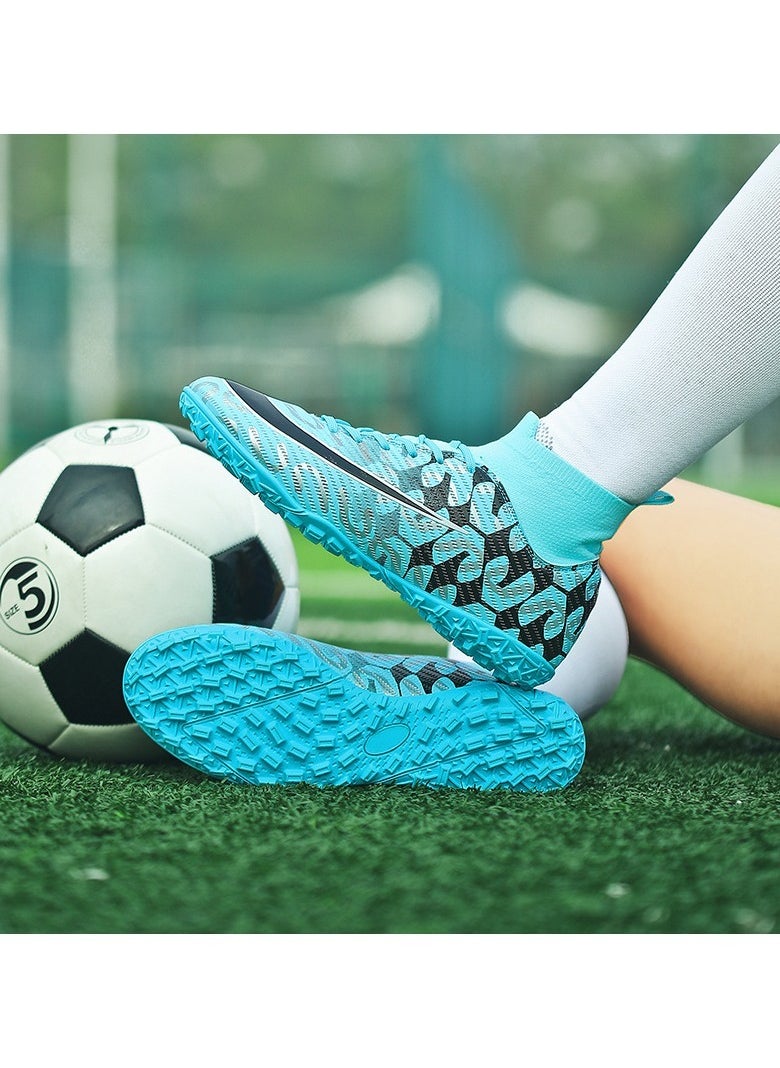 Generic - Men's Soccer Shoes for Outdoor Indoor Professional Teen Boys Soccer Shoes Unisex Soccer Shoes - Image 1
