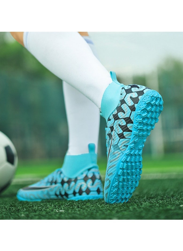 Generic - Men's Soccer Shoes for Outdoor Indoor Professional Teen Boys Soccer Shoes Unisex Soccer Shoes - Image 1