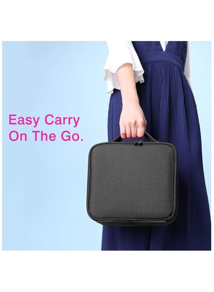 Large Capacity Makeup Kits Travel Cosmetic Bag for Women's Portable Cosmet Beauty Case Nail Tool Suitcases Lipstick Organizer