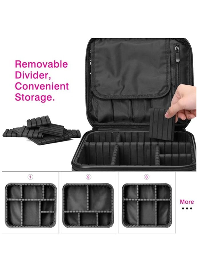 Large Capacity Makeup Kits Travel Cosmetic Bag for Women's Portable Cosmet Beauty Case Nail Tool Suitcases Lipstick Organizer