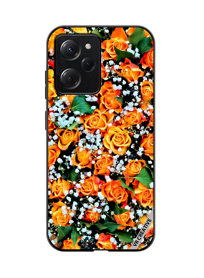 VR CREATIVE Protective Case Cover For Xioami Pcoo X5 Pro Real Flower Design Multicolour - Image 1