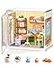 Rolife Super Creator Mini Series DIY Plastic Miniature Kits Retail Store Series Mini Model House Building Set for Teens Aged 14 DIY CraftsHobbies for Adults Sunshine Sip Porch - Image 2