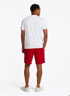 TOMMY HILFIGER Men's Logo Crew Neck T-Shirt - Cotton, White  - Image 4