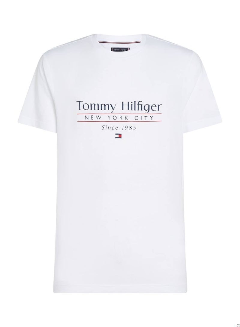 TOMMY HILFIGER Logo Crew Neck T-Shirt - Image 2