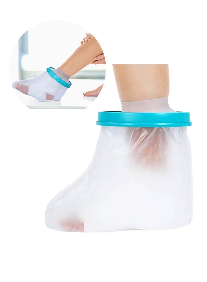Unewshi Waterproof Cast Cover Foot, Cast Protector Adult Ankle For Shower Bath, Keep Foot Cast Bandage Dry, Watertight Cast Bag Shower Boot For Wound Foot - Image 2