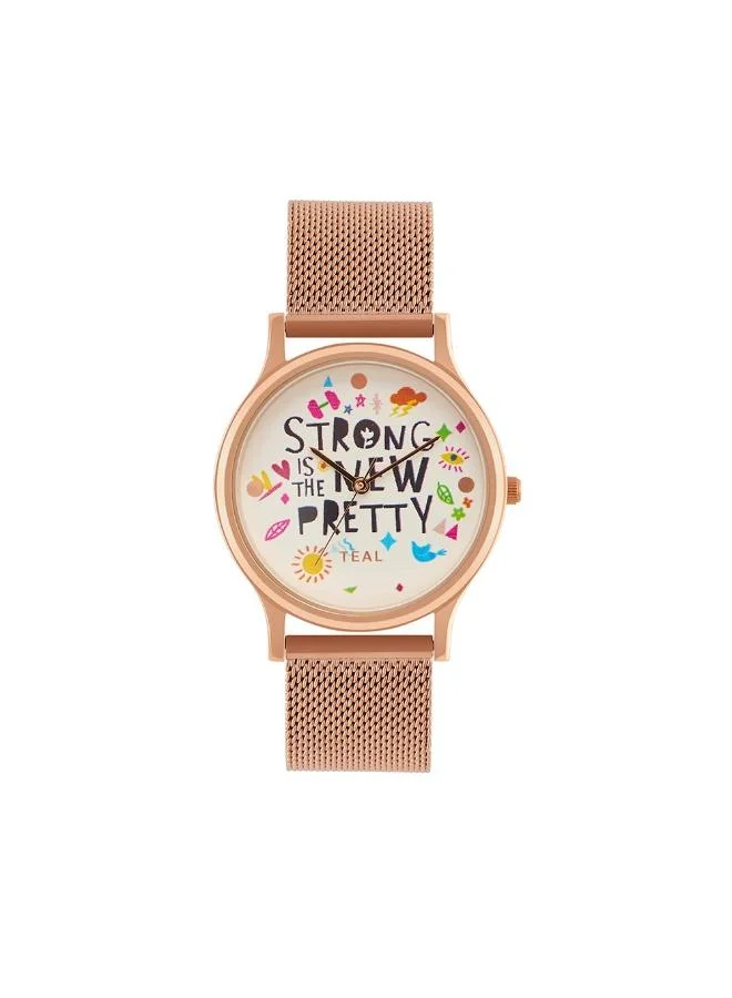 Chumbak TEAL by Chumbak Strong is the new pretty Watch,Metal Mesh Strap