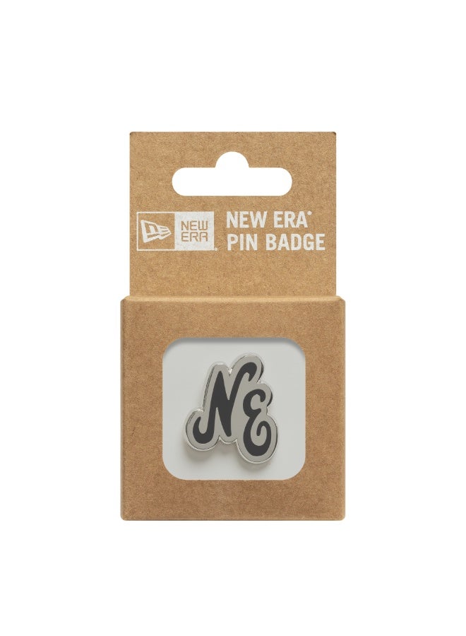 NEW ERA Script Pin Silver - Image 1