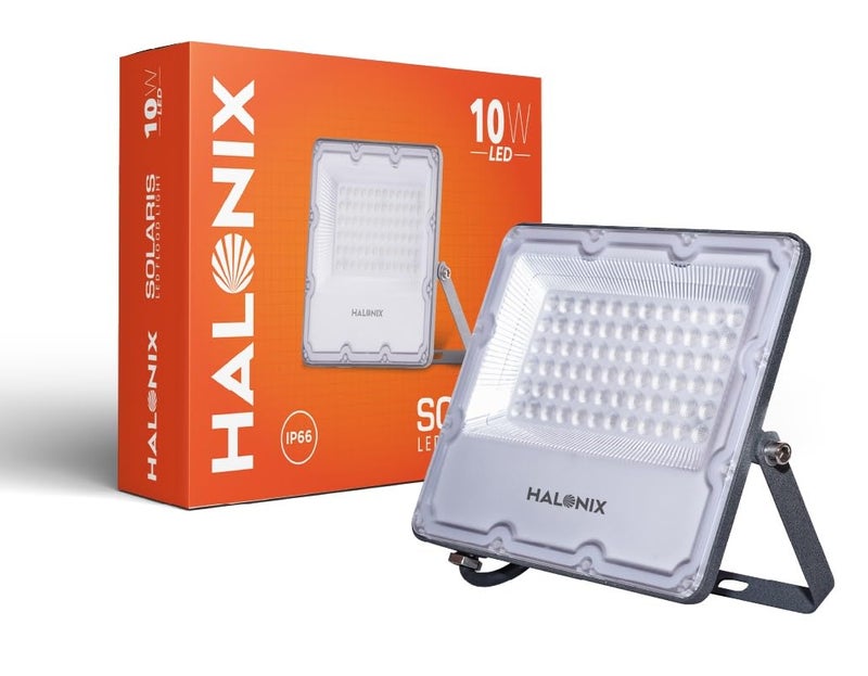 Halonix 10W Solaris Waterproof Outdoor led Flood Light |Halogen Light,Focus Light for Garage,Parking,Shop -(Cool White)-Pack of 1|Short Circuit & Surge Protection with IP66 Rated-Aluminium - Image 5