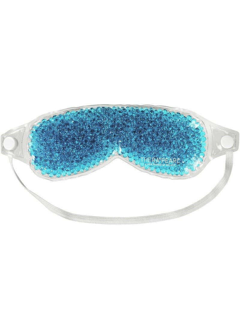 THERAPEARL -14069 Eye Mask, Eye-ssential Mask with Flexible Gel Beads for Hot Cold Therapy, Best Spa Eye Wrap for Puffy Eyes, Non Toxic Compress for Swollen Eyes, Relaxation, Hot Cold Ice Pack 