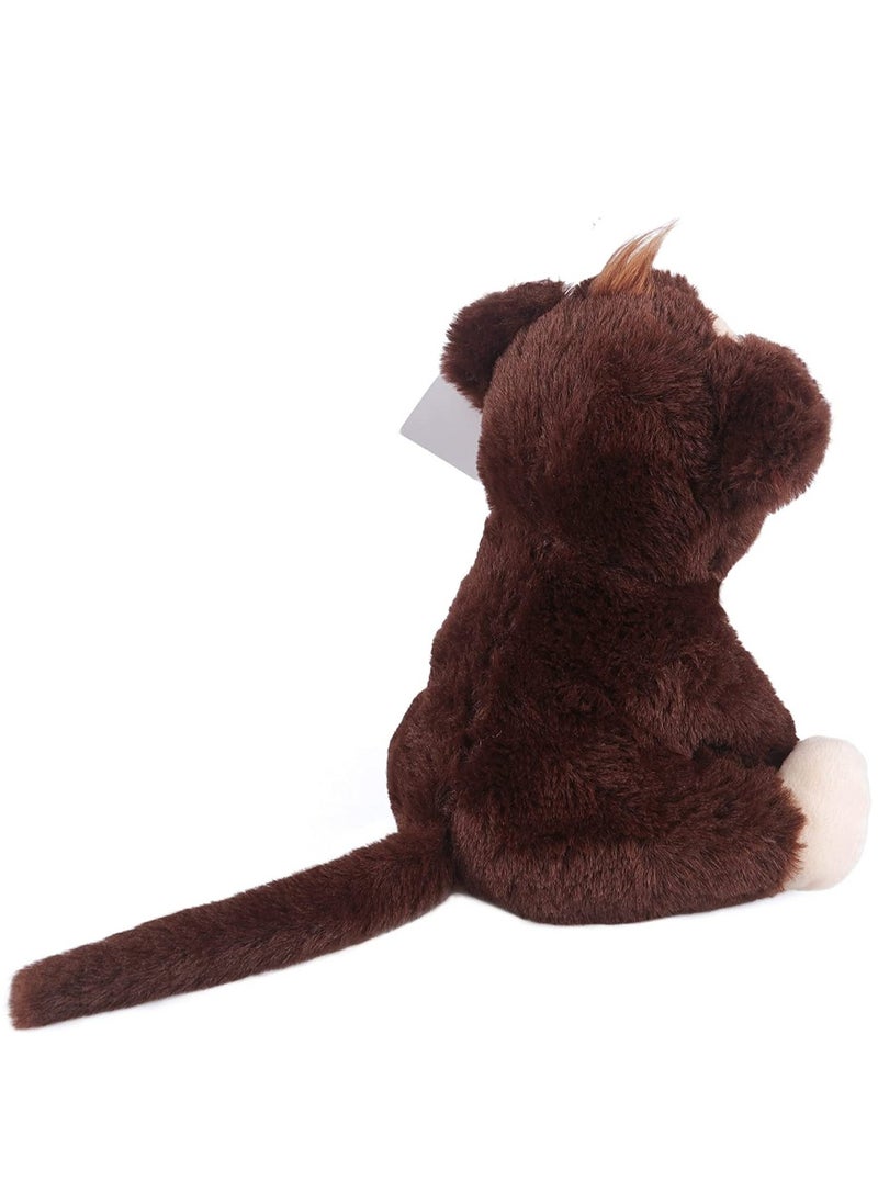 Junior Kingdom Plush Toy Monkey (27cm) Pillow Soft Stuffed Animal Plush Toy for Kids Cuddle Sleeping Plushies for Baby Gifts, Birthday Gifts, and Room Decor  - Image 3