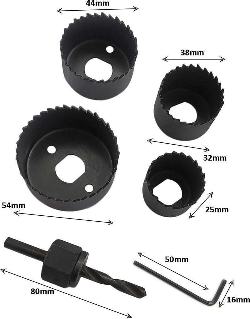 Inditrust 6 Months Warranty TIger 10mm Electric drill machine 350 W 6pc Hole saw 13pc HSS 5pc Wood drill bit 1pc masonry bit 100% Copper Winding - Image 5