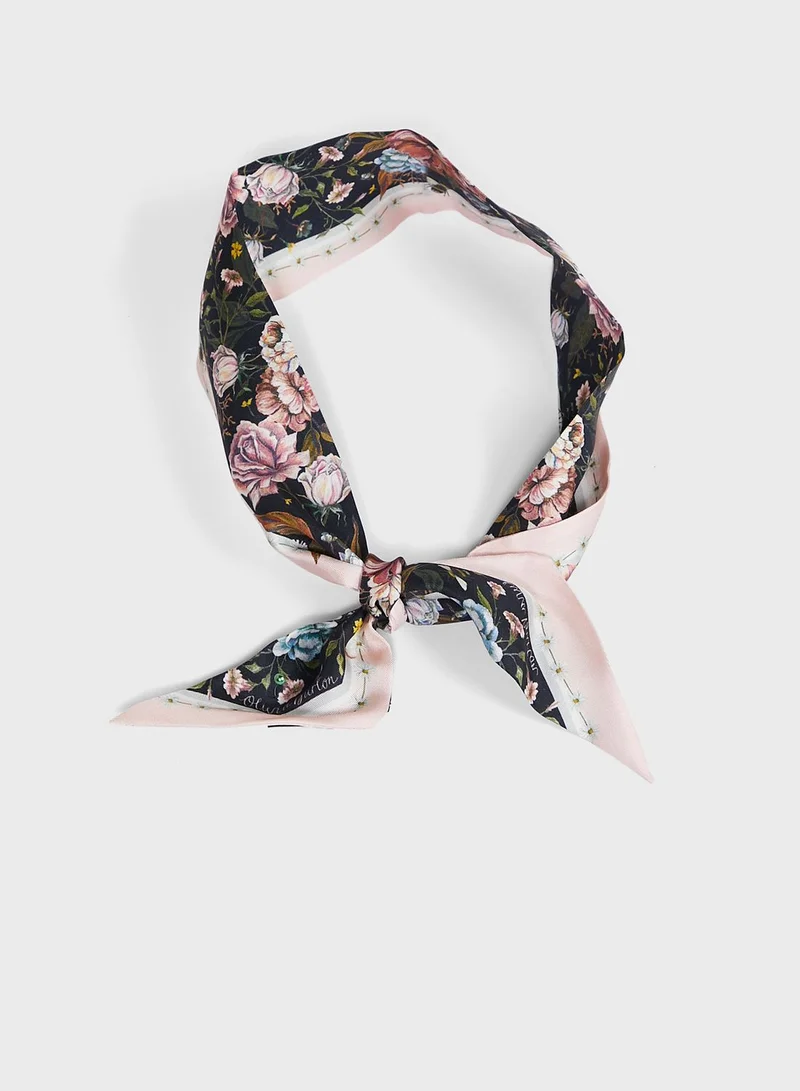 OLIVIA BURTON Silk Printed Scarf