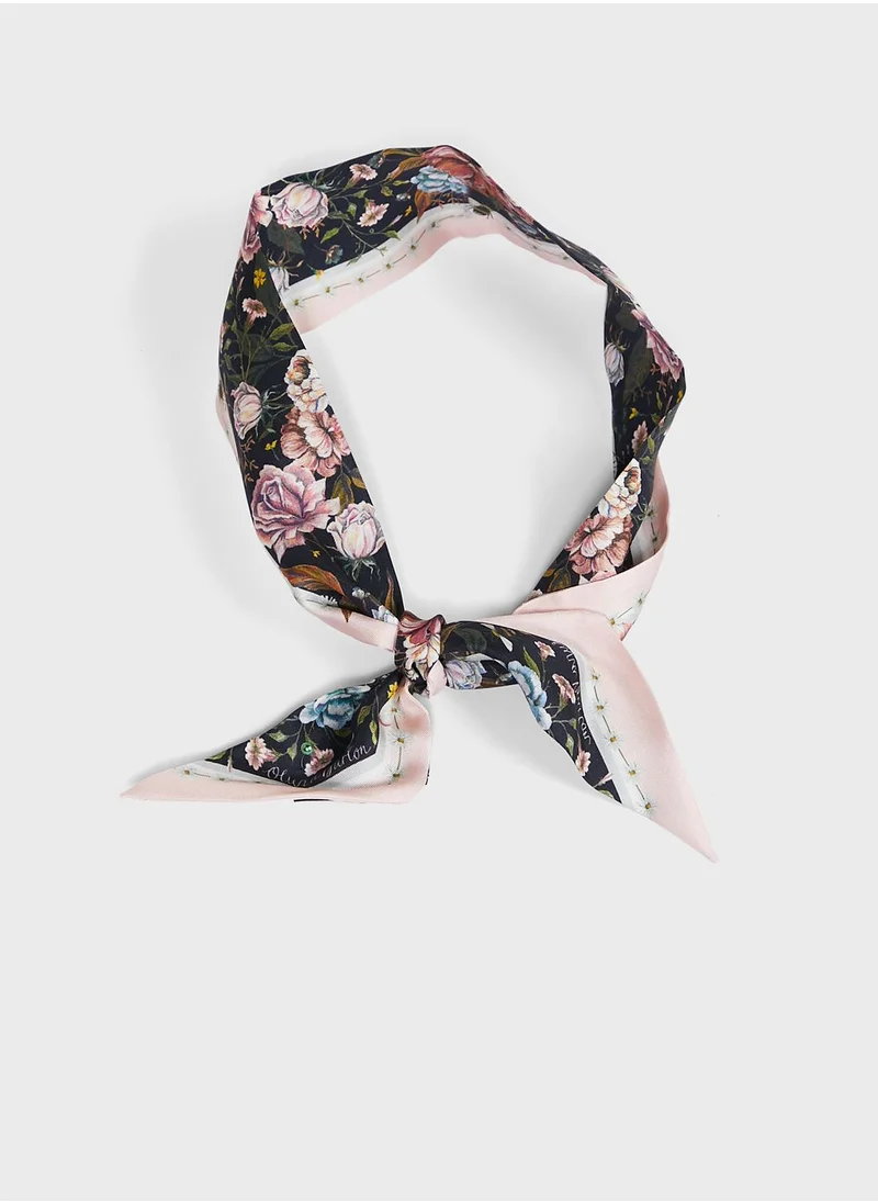 OLIVIA BURTON Silk Printed Scarf
