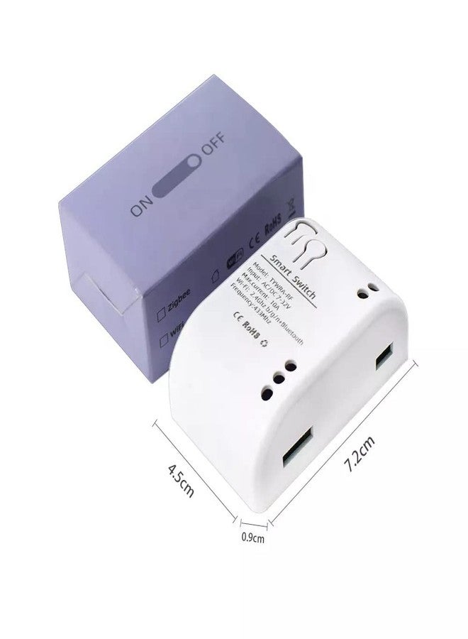 amiciSmart WIFI Smart Switch Relay, Timer Switch Remote Control DC 7~32V, 10A 220V AC/DC Relay Compatible with Alexa and Google Assistant, SmartLife App - Image 2