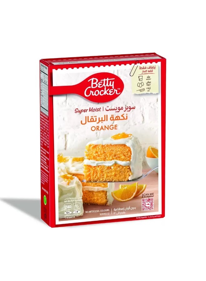 Betty Crocker Betty Crocker Super Moist Orange Flavor Cake Mix- 500gms