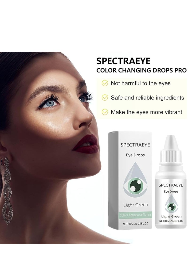 ximonth Eye Color Changing Drops,Fancy Drops Eye Color Changer,Spectraeye Color Changing Drops,Irisink Color Changing Eye Drops,Irisluma Advanced Eye Color Changing Drops (Green)  - Image 2