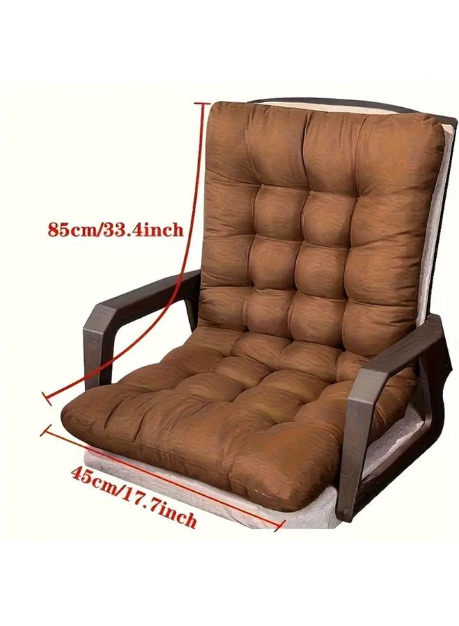 Turmeric Color Lightweight Durable Polyester Outdoor Seat Cushion for Camping Patio Office Chairs - Image 4
