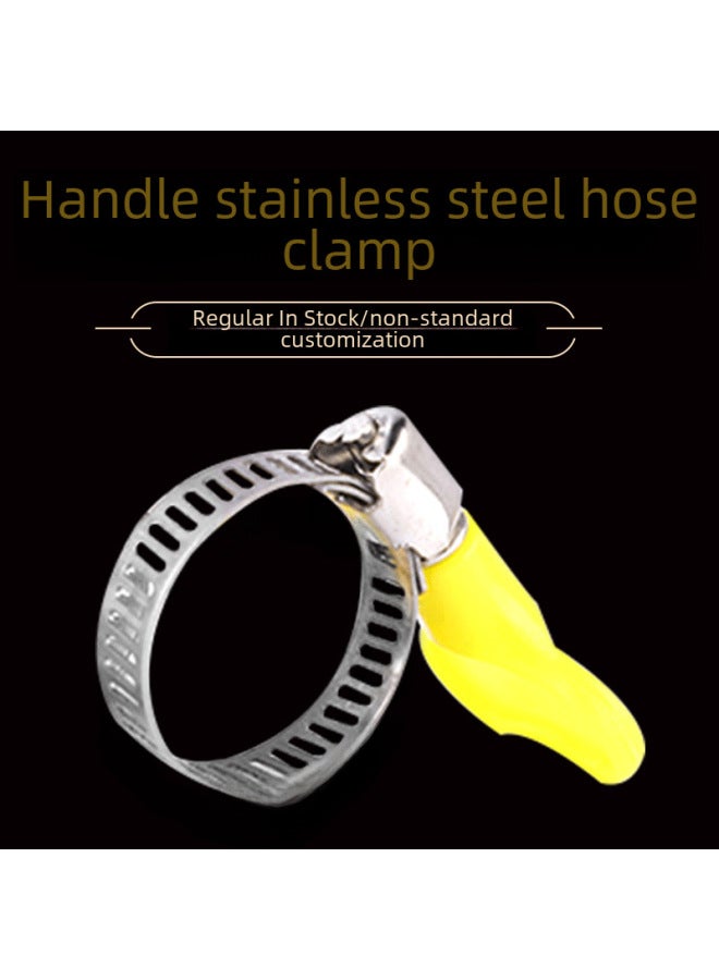 Stainless Steel 201 Throat Holder Single Ear Hand Grip Zinc Plated Multi-spec Card Holder Clamp Hardware Tool-Specifications And Models:10-16  - Image 1