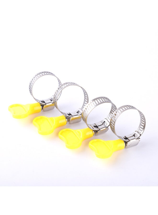 Stainless Steel 201 Throat Holder Single Ear Hand Grip Zinc Plated Multi-spec Card Holder Clamp Hardware Tool-Specifications And Models:10-16  - Image 2