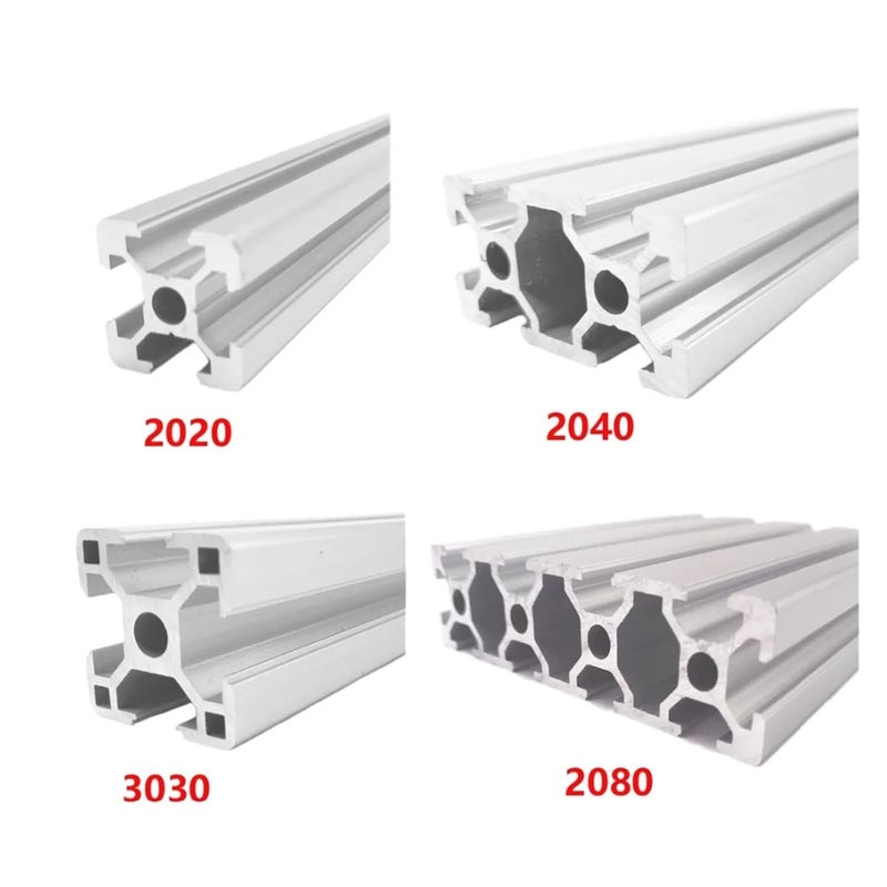 RAHBI CNC 3D Printer Parts 2040 Aluminum Profile European Standard Anodized Linear Rail Aluminum Profile 2040 Extrusion 2040 CNC Part Leisurely(500 mm) - Image 5