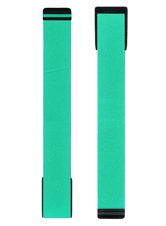 Premium Adjustable Nylon Strap for WHOOP 5, MG,One, Peak and Life – Lightweight & Breathable Replacement Band - Mint Green - Image 4