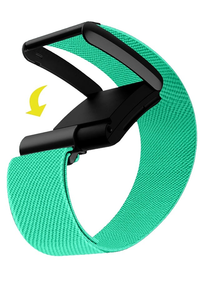 Premium Adjustable Nylon Strap for WHOOP 5, MG,One, Peak and Life – Lightweight & Breathable Replacement Band - Mint Green - Image 3