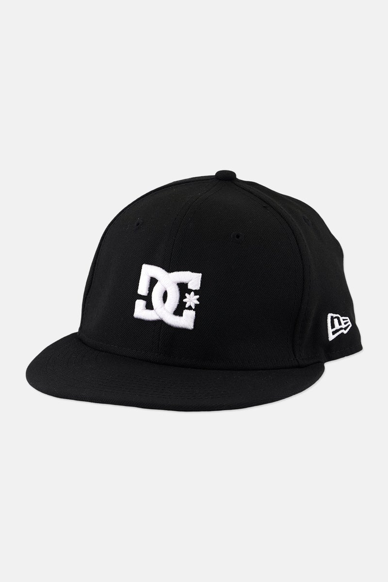 DC Men Embroidered Champion Fitted Cap, Black  - Image 1
