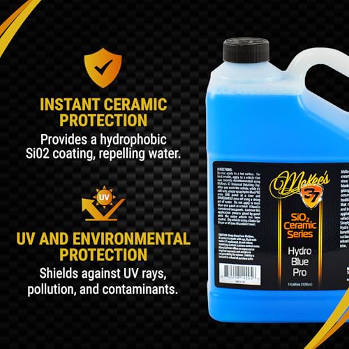 McKee's 37 - Hydro Blue SiO2 Coating | Ceramic Coating for Cars, Easy Protection & Shine Spray for Paint, Glass, Wheels, Chrome & Trim (128 oz) - Image 3