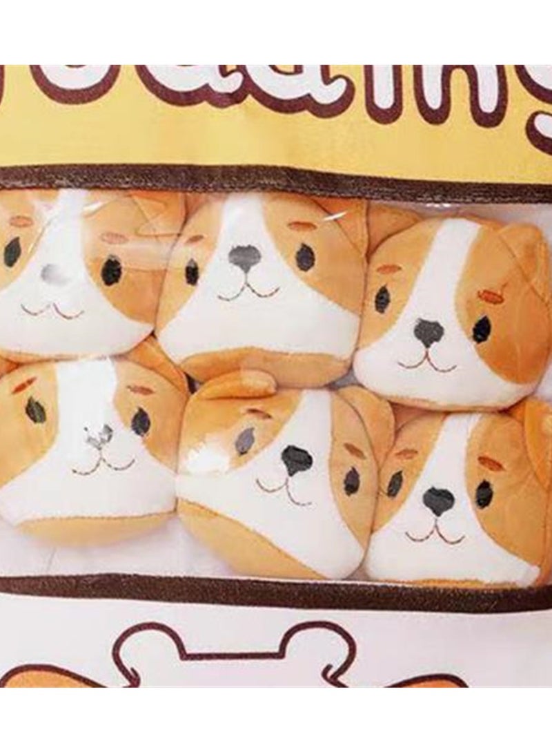 Creative bagged round toys cute cartoon dolls a big bag of creative plush toys  - Image 3