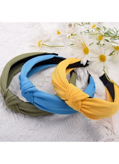 12 Pieces Knotted Headband Wide Turban Headbands Top Knot Headband Cross Knot Headbands For Womem And Girls 12 Colors - pzsku/Z389B62FA0A20CE5762D5Z/45/_/1720085689/5001e9c3-f056-4bef-bea2-ef55c60bafee