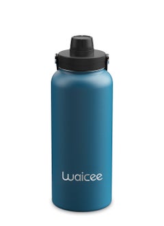 WAICEE Waicee Waterbottle 32oz Charcoal (Blue) 950ml  - Image 1
