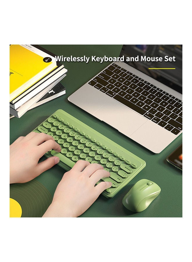 NIBEMINENT Wireless Keyboard And Mouse Set White  - Image 3