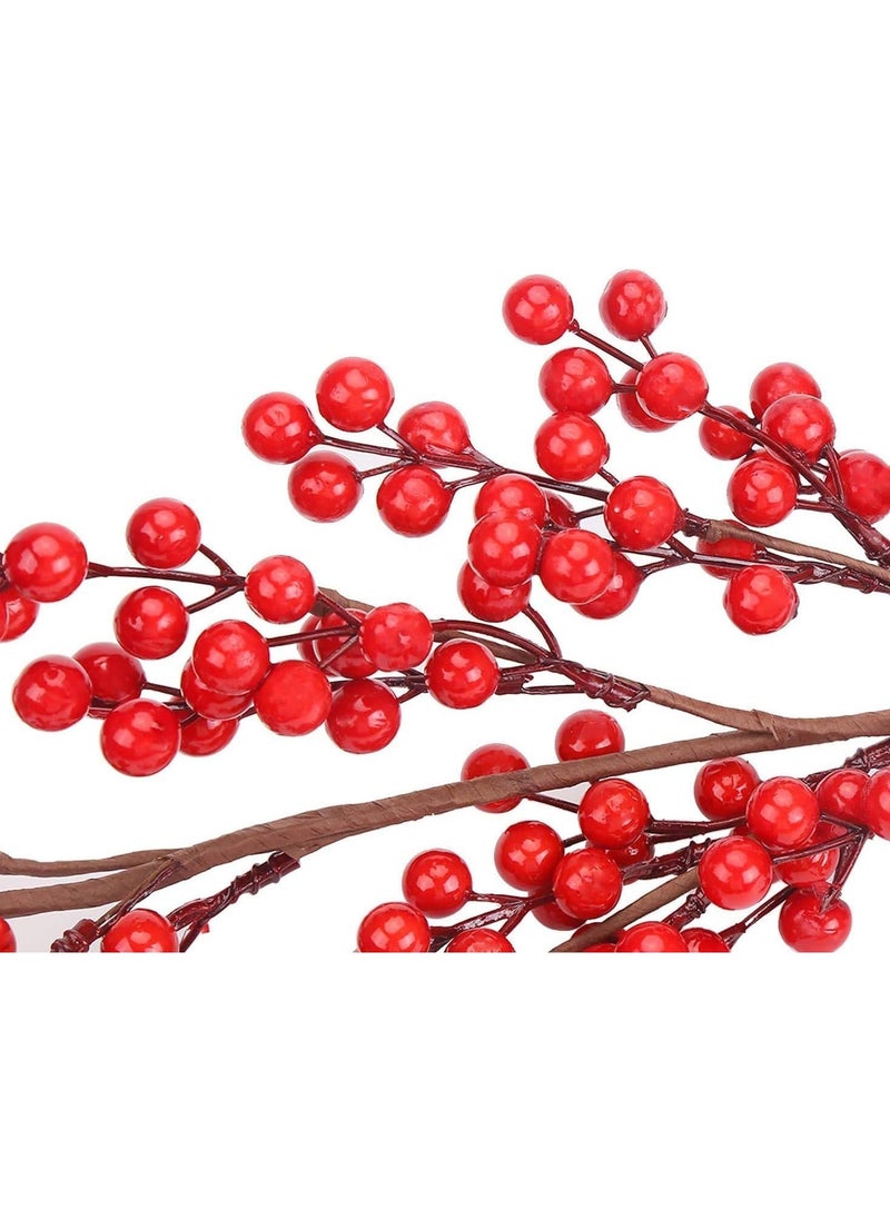 Red Berries Garland with Beautiful Berries | Winter Garland for Door, Mantel, Fireplace, Table Runner Centerpiece Decor, for themed Events | Gifting