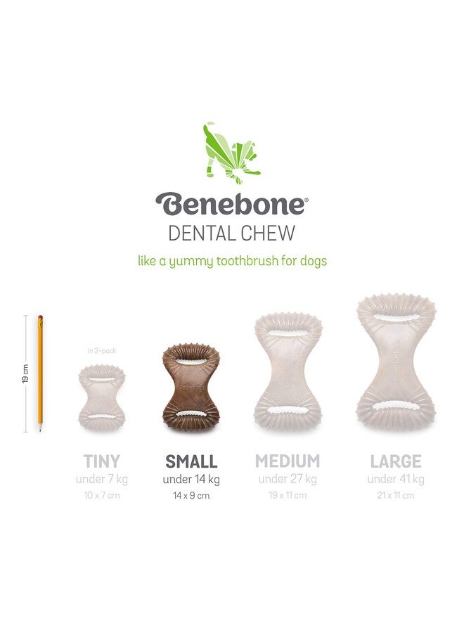 Benebone Dental Durable Dog Chew Toy for Aggressive Chewers, Real Bacon, Made in USA, Small - Image 4