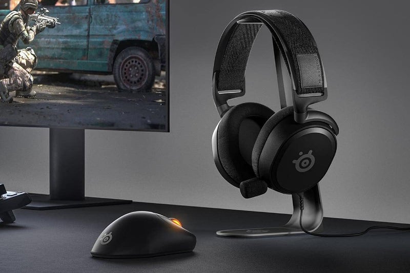 steelseries سماعة الألعاب التنافسية SteelSeries Arctis Prime مع مشغلات صوت عالية الدقة وتوافق متعدد المنصات باللون الأسود - Image 5