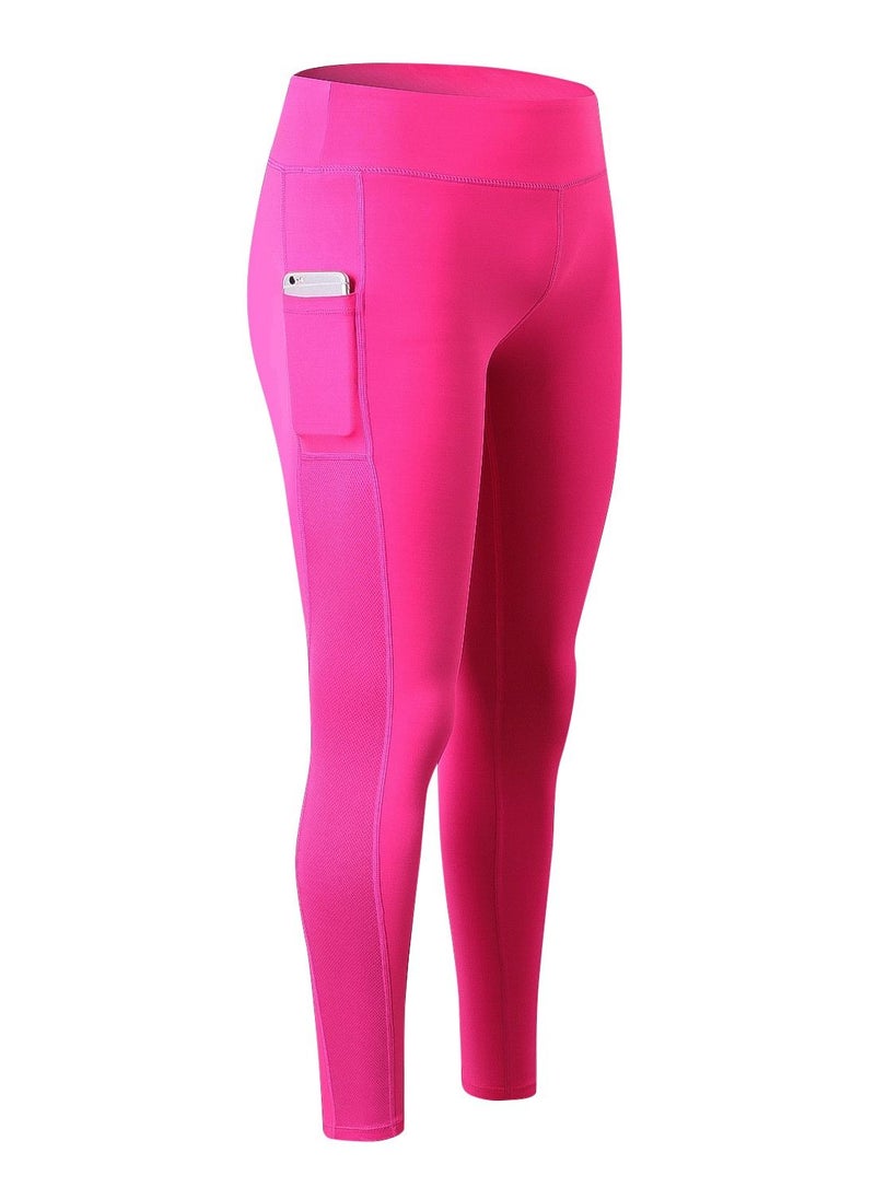 Loquat - Women Quick Dry Breathable Elastic Trousers Pink - Image 1