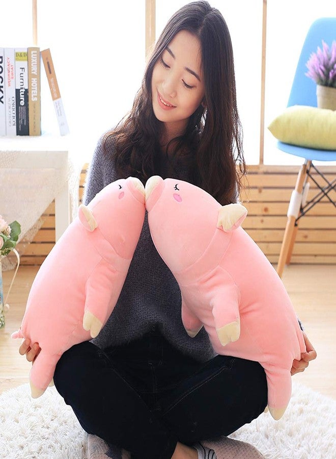 EHOTONG Pig Plush Pillow, Piggy Soft Hugging Pillow Funny Cute Pig Stuffed Animal Toys Christmas Birthday Girlfriend Gift, 22 inch - Image 4