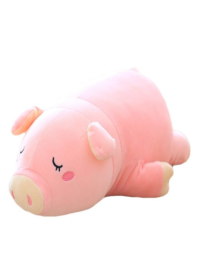 EHOTONG Pig Plush Pillow, Piggy Soft Hugging Pillow Funny Cute Pig Stuffed Animal Toys Christmas Birthday Girlfriend Gift, 22 inch - Image 1