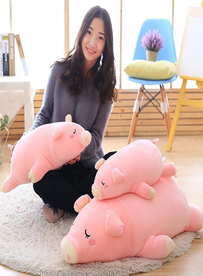 EHOTONG Pig Plush Pillow, Piggy Soft Hugging Pillow Funny Cute Pig Stuffed Animal Toys Christmas Birthday Girlfriend Gift, 22 inch - Image 3