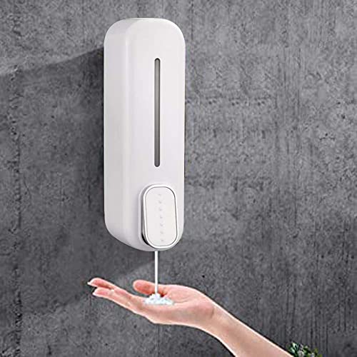 Volo Hand Soap Dispenser Wall Mounted White/Liquid Shampoo Shower Container/ABS Soap Holder for Bathroom/Kitchen (Pack of 1) - Image 2