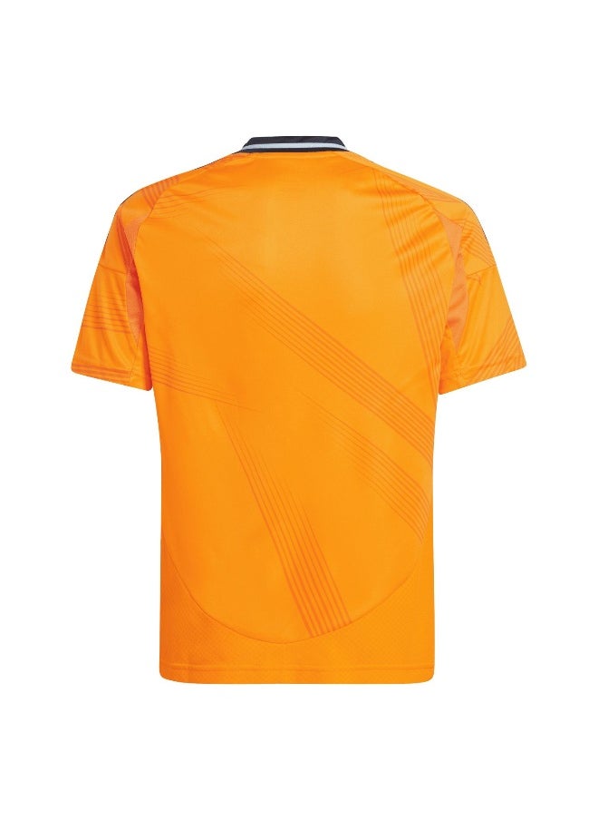 Adidas Adidas Real A Jsy Y Orange Football Jerseys For Boys 128  - Image 3