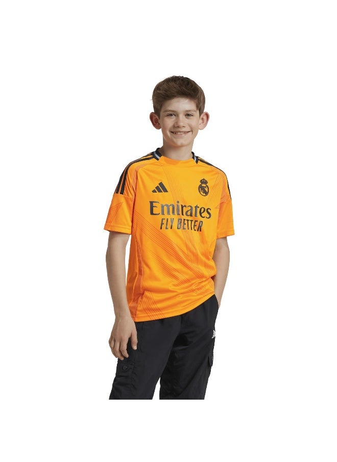 Adidas Adidas Real A Jsy Y Orange Football Jerseys For Boys 128  - Image 4