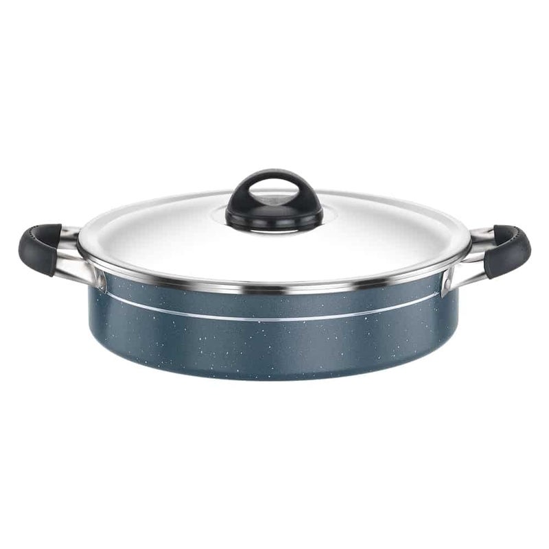 Premier Non-Stick Multi-pan with Stainless Steel Lid, Blue - 1.5 Liter, Induction-Compatible Cookware for Versatile Cooking, Durable and Easy to Clean, Stylish Design for Modern Kitchens - Image 1